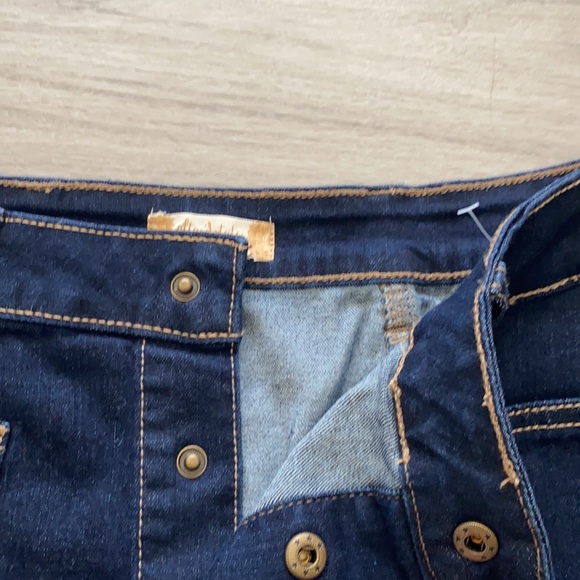 Altar’d State Dark Denim Skater Skirt - Picture 2 of 5